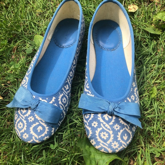 cute blue flats